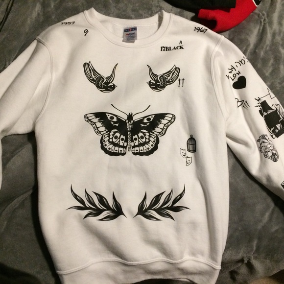 Tops Harry Styles Tattoos Sweatshirt Poshmark